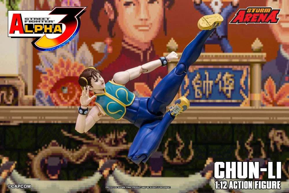Pre-Order - Street Fighter Alpha 3 Storm Arena Chun-Li 1/12 Scale Action Figure