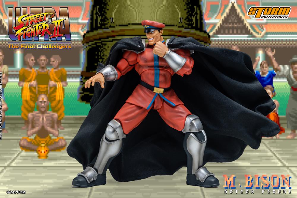 Ultra Street Fighter II: The Final Challengers M. Bison 1/12 Scale Action Figure