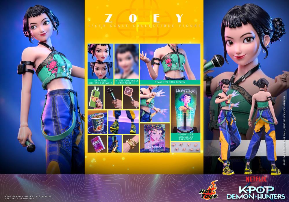 Pre-Order: KPop Demon Hunters TMS178 Zoey 1/6th Scale Collectible Figure