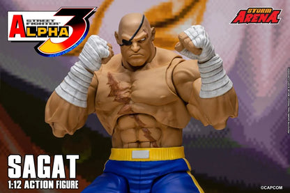 Street Fighter Zero 3 Storm Arena Sagat 1/12 Scale Action Figure (Asia Packaging)