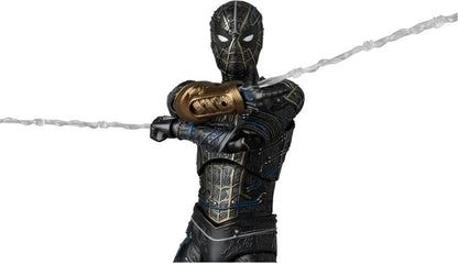 PRE-ORDER:Spider-Man: No Way Home MAFEX No.308 Spider-Man (Black and Gold Suit Ver.) Action Figure