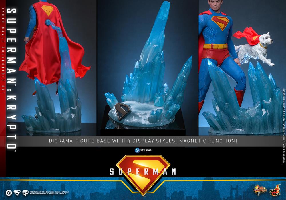 PRE-ORDER - Superman (2025) MMS812 Superman & Krypto 1/6th Scale Collectible Figure Set