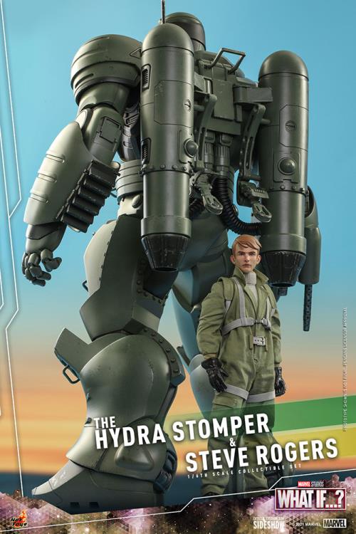 What If...? TMS060 The Hydra Stomper and Steve Rogers 1/6th Scale Collectible Figure Set
