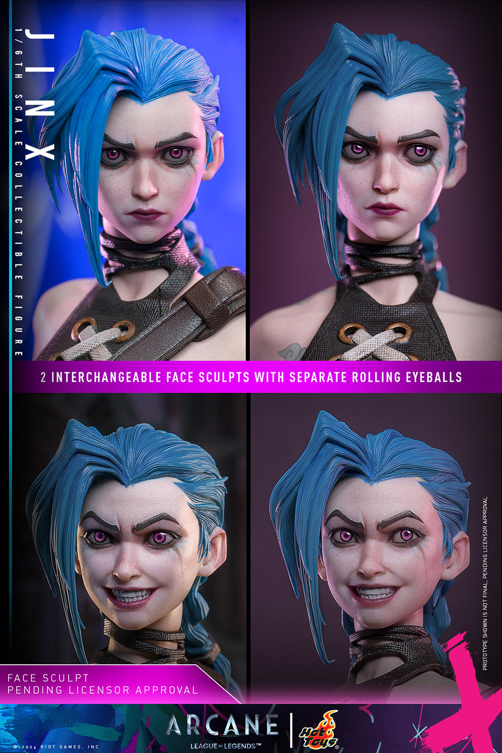 Arcane TMS137 Jinx 1/6th Scale Collectible Figure
