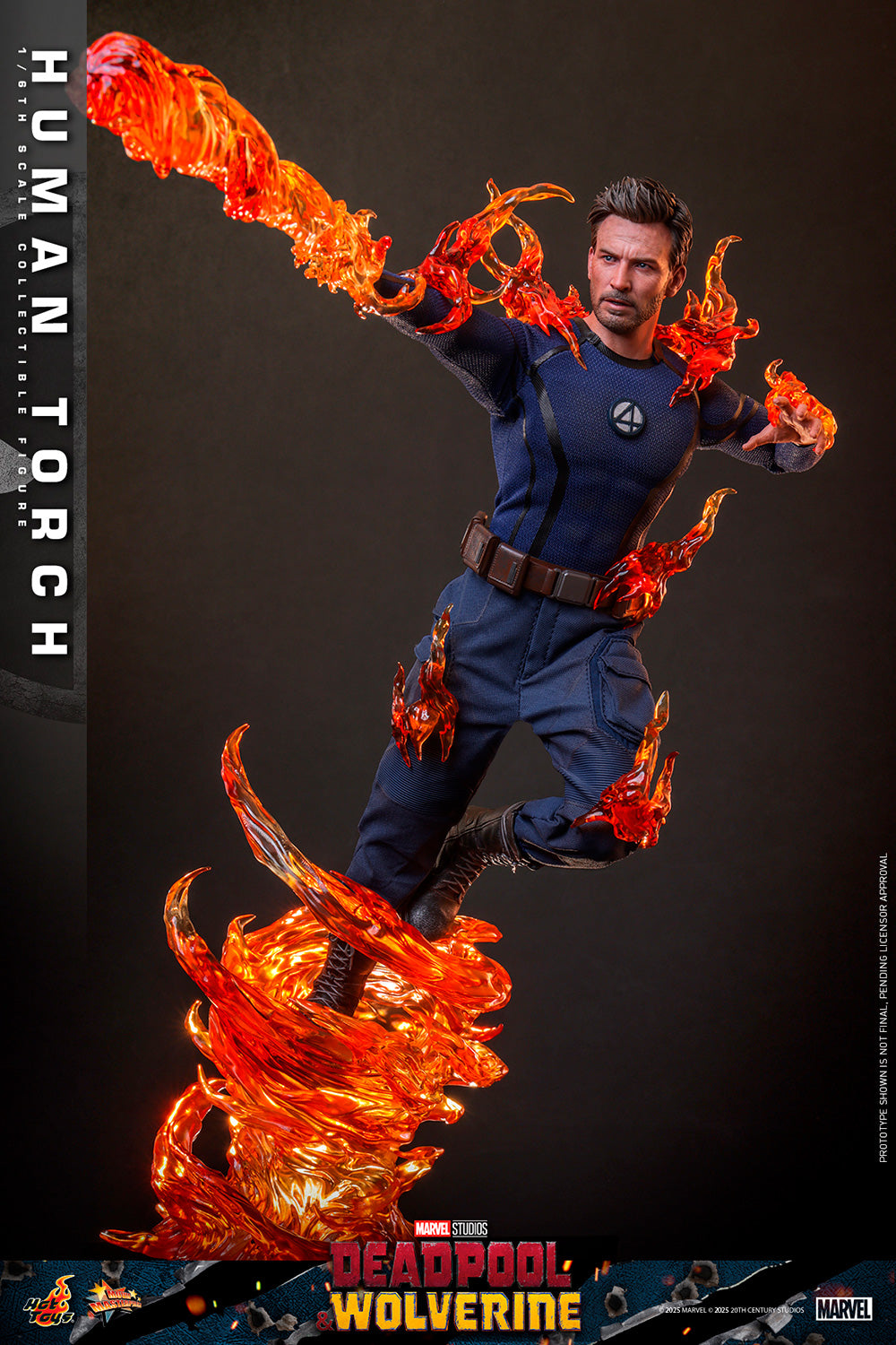 Deadpool & Wolverine MMS789 Human Torch 1/6th Scale Collectible Figure