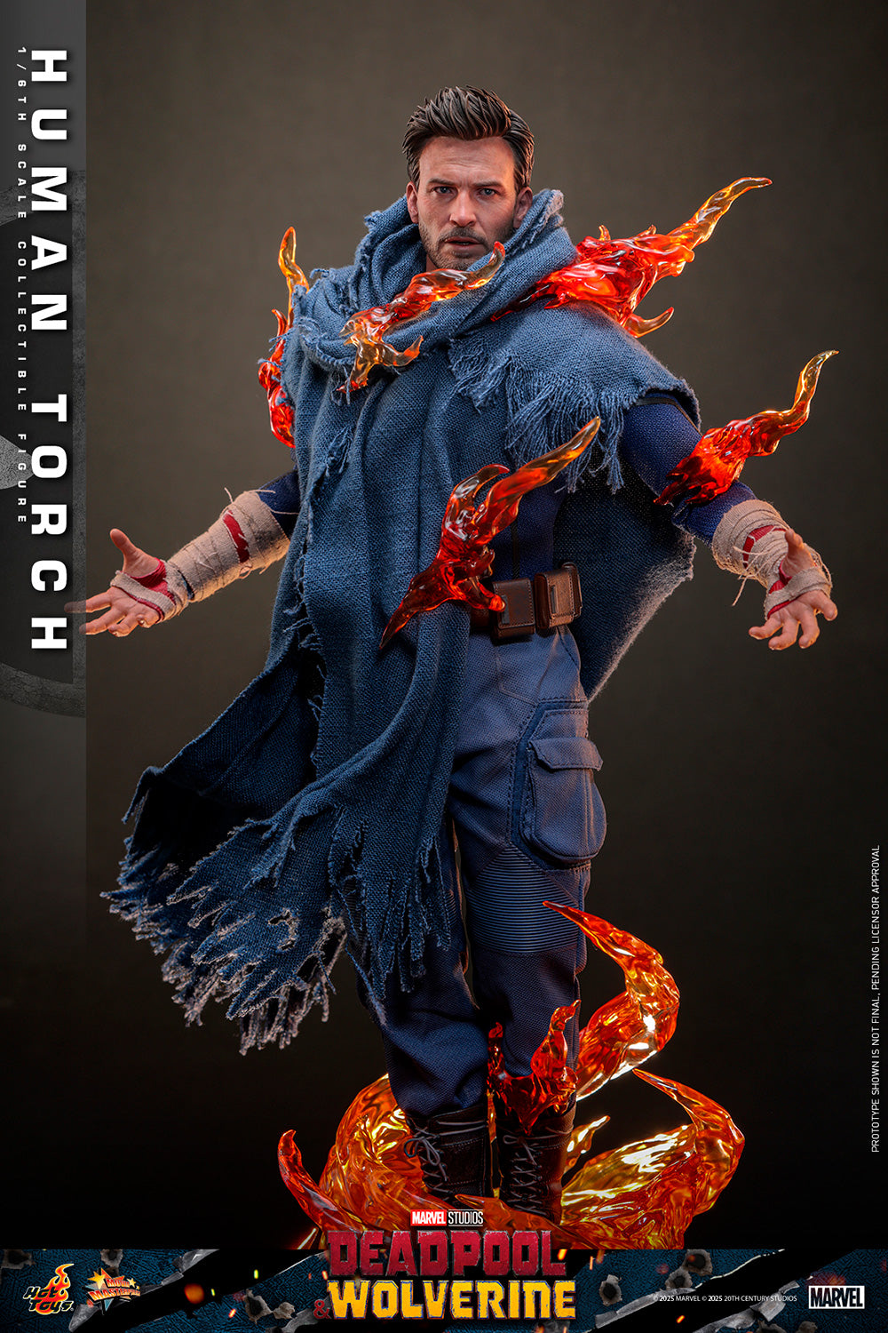 Deadpool & Wolverine MMS789 Human Torch 1/6th Scale Collectible Figure