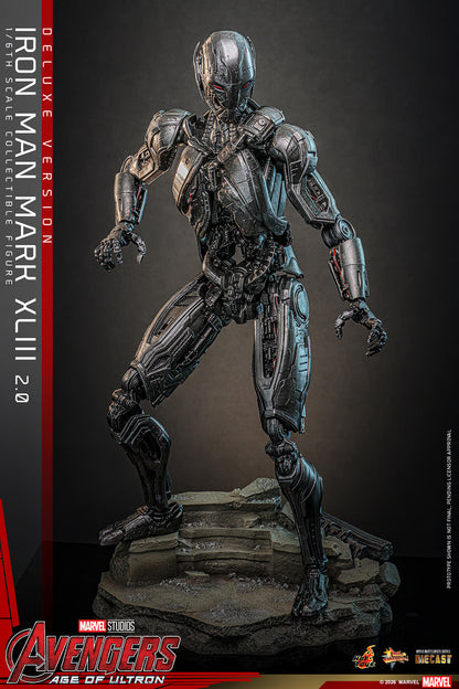 Pre-Order - Marvel MMS866D81 IRON MAN MARK XLIII Deluxe (2.0) 1/6th Scale Collectible Figure