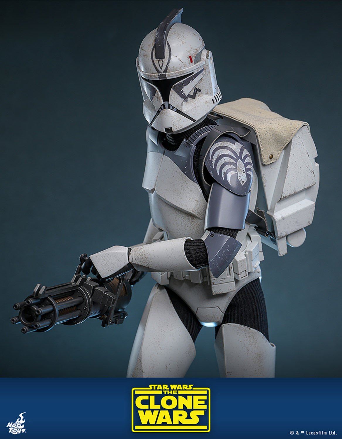 Star Wars: The Clone Wars TMS143 104th Battalion Wolfpack Clone Trooper Deluxe 1/6th Scale Collectible Figure