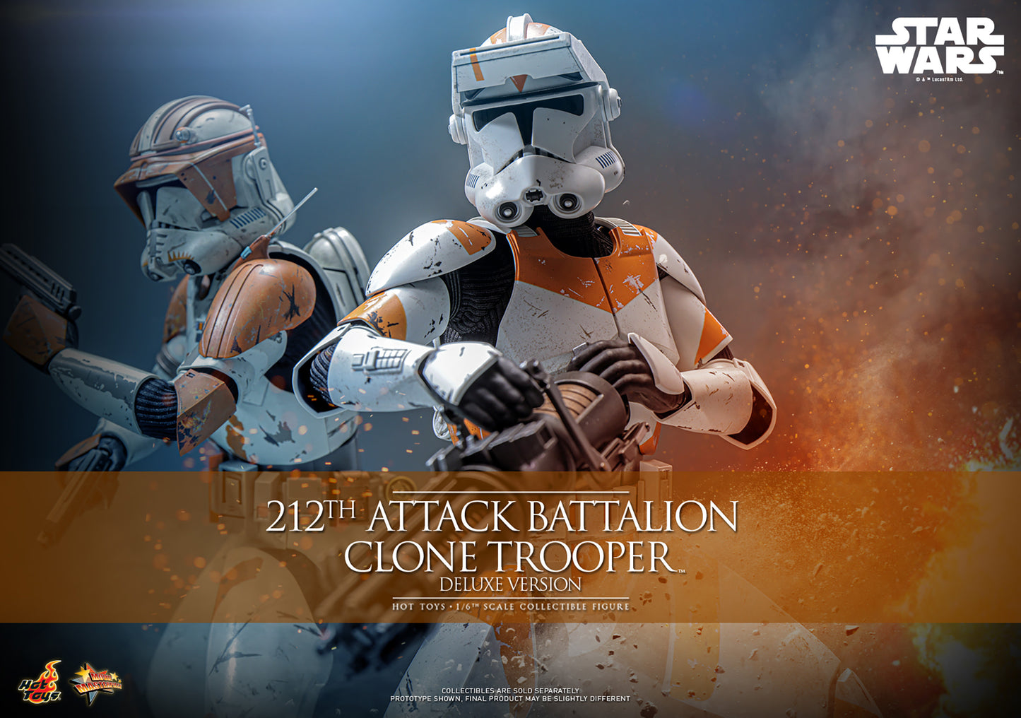 Pre-Order: Star Wars: Revenge of the Sith MMS852 212th Attack Battalion Clone Trooper Deluxe Ver. 1/6th Scale Collectible Figure