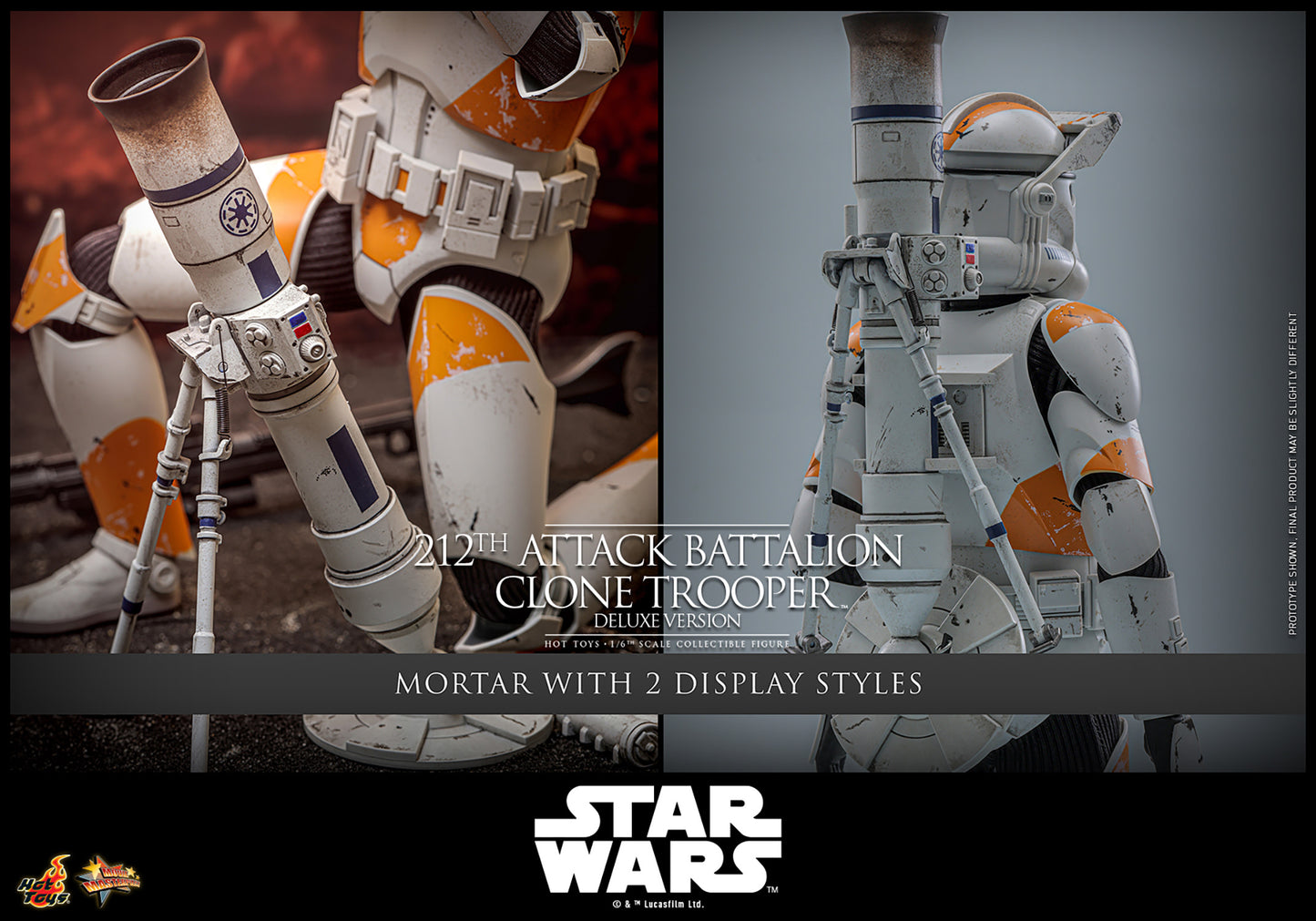 Pre-Order: Star Wars: Revenge of the Sith MMS852 212th Attack Battalion Clone Trooper Deluxe Ver. 1/6th Scale Collectible Figure