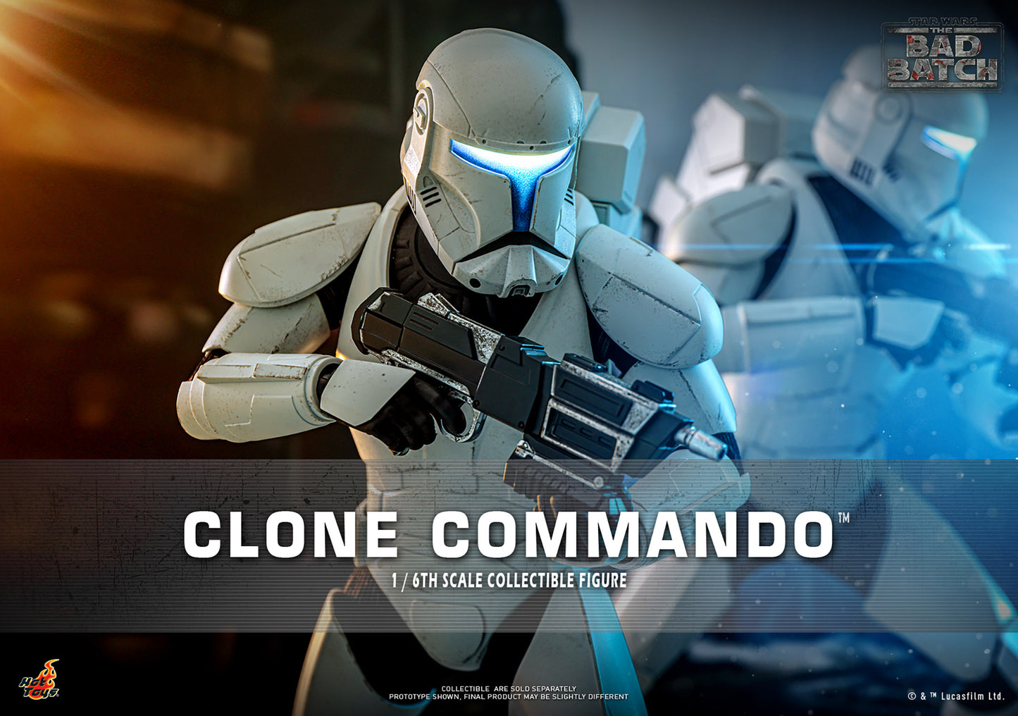 Star Wars: The Bad Batch TMS131 Clone Commando 1/6th Scale Collectible Figure