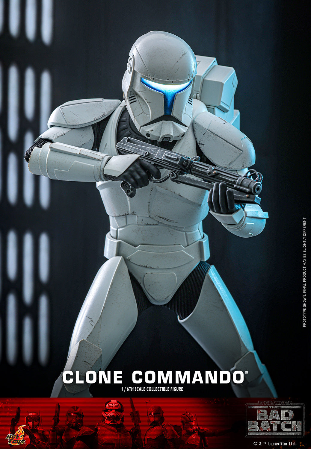 Star Wars: The Bad Batch TMS131 Clone Commando 1/6th Scale Collectible Figure