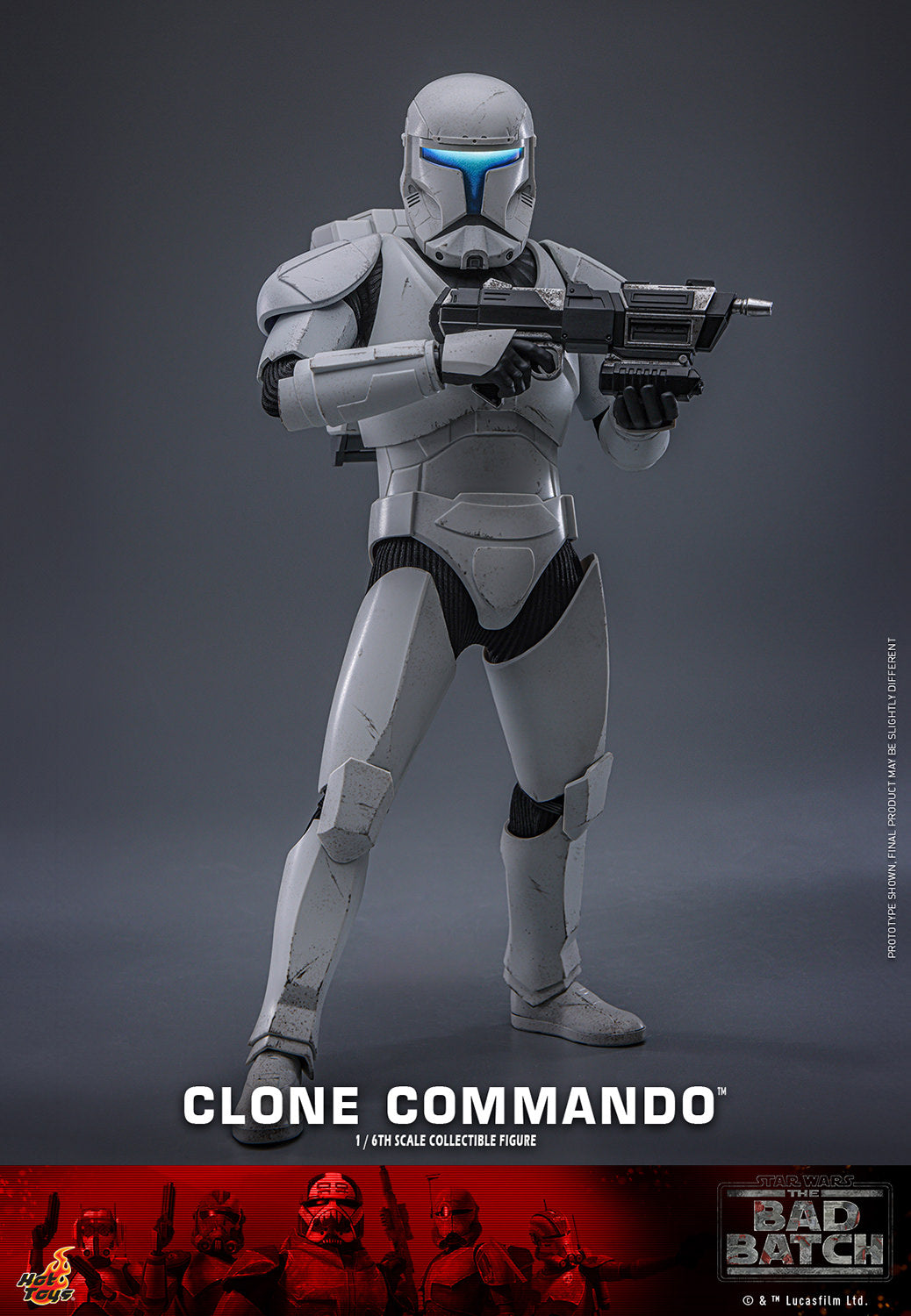 Star Wars: The Bad Batch TMS131 Clone Commando 1/6th Scale Collectible Figure