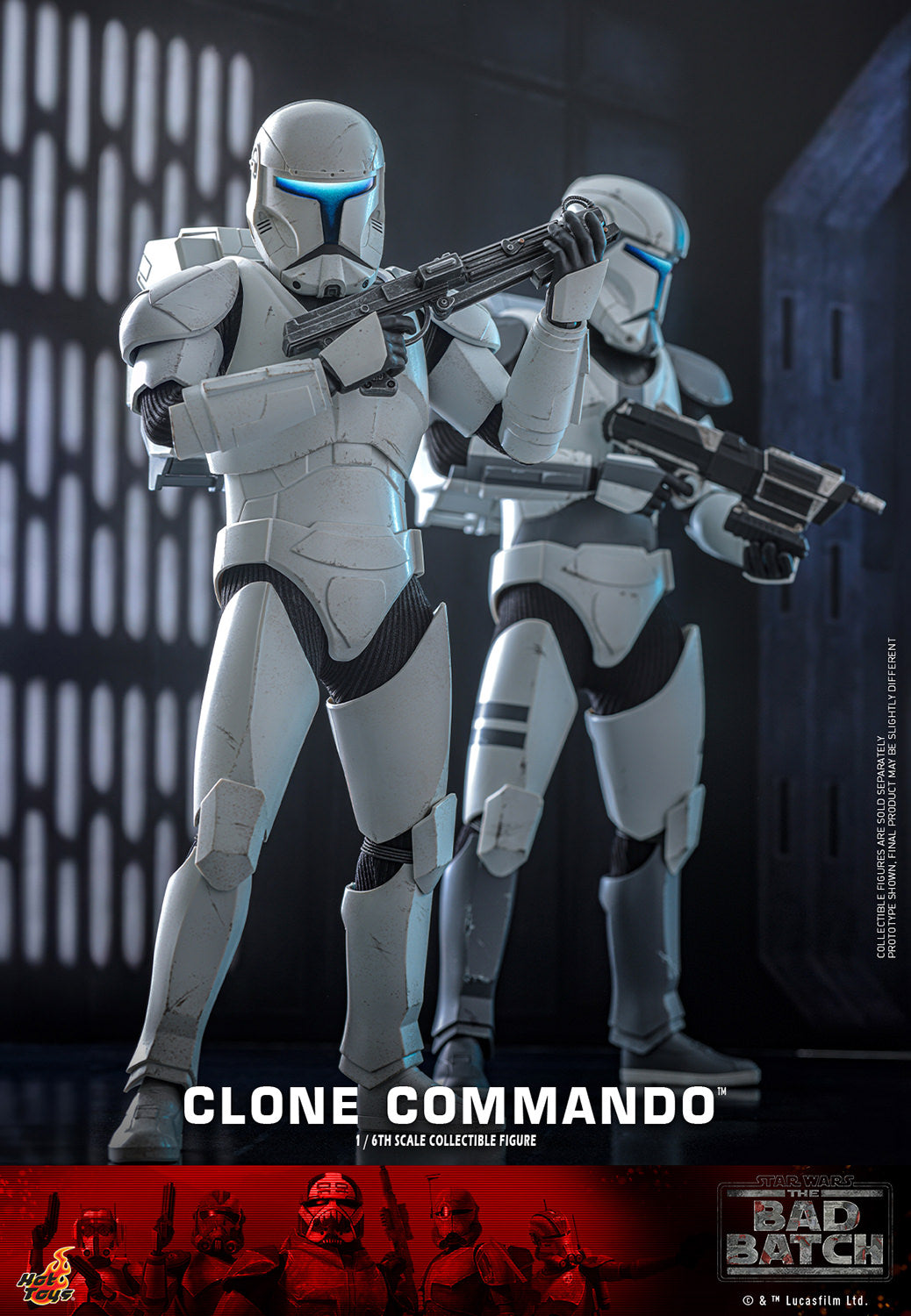Star Wars: The Bad Batch TMS131 Clone Commando 1/6th Scale Collectible Figure