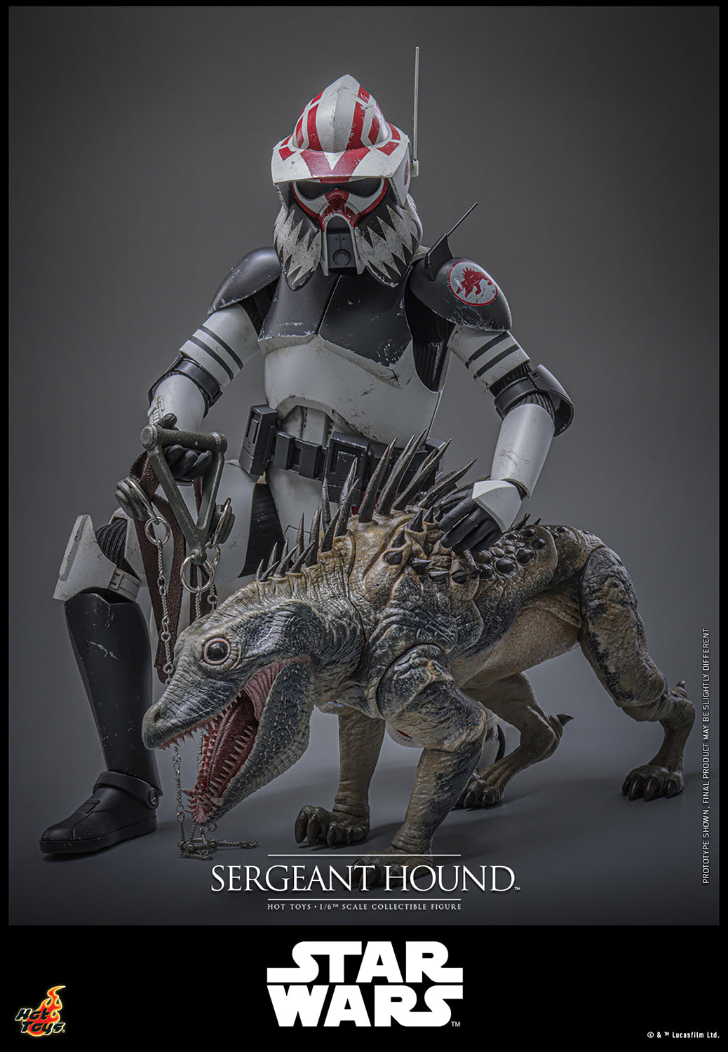 Pre-Order - Star Wars: The Clone Wars TMS000 Sergeant Hound 1/6th Scale Collectible Figure