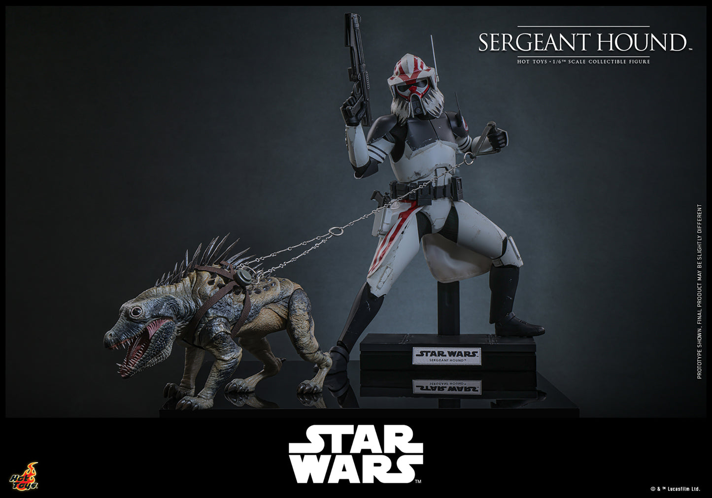 Pre-Order - Star Wars: The Clone Wars TMS000 Sergeant Hound 1/6th Scale Collectible Figure