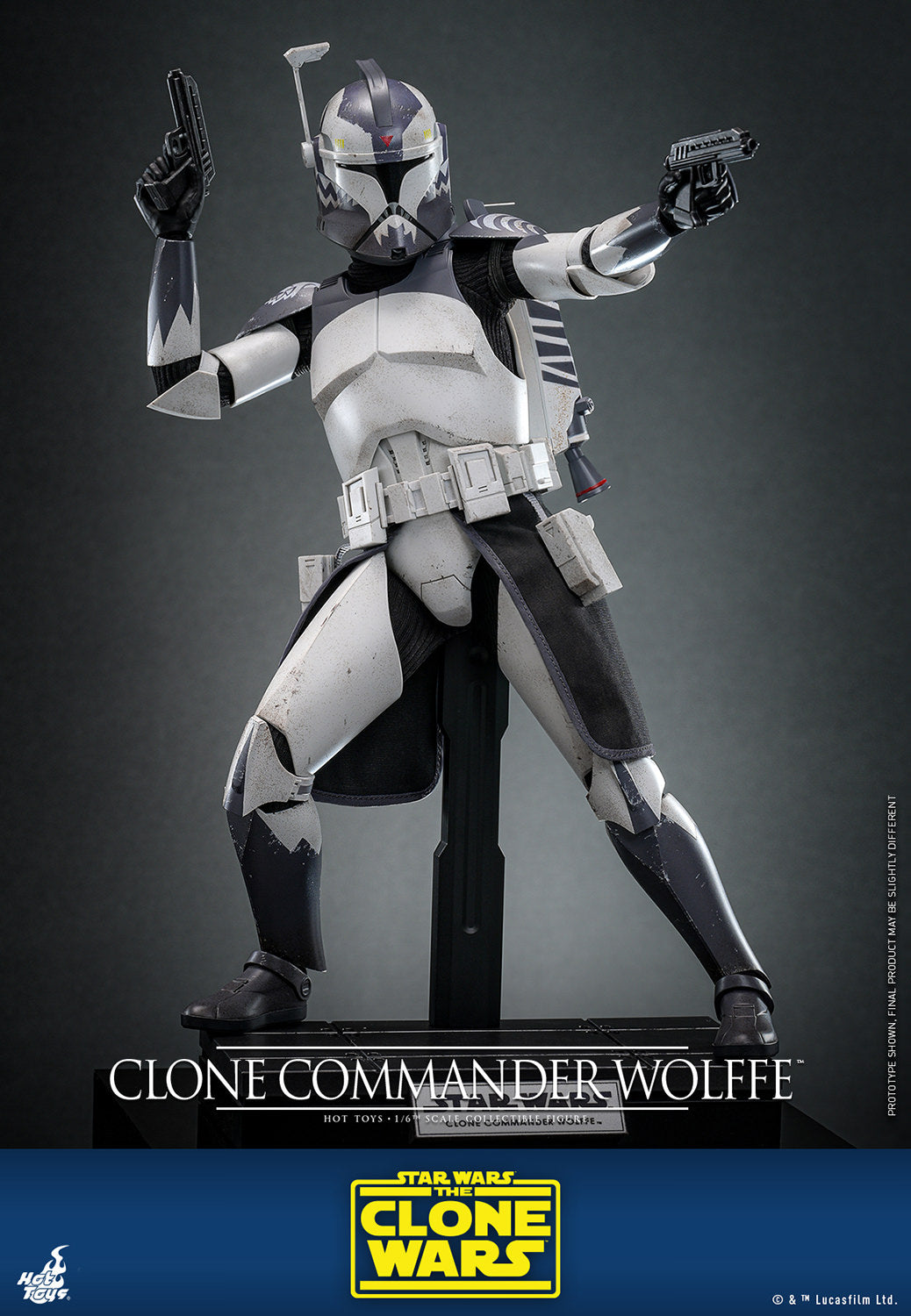Star Wars: The Clone Wars TMS141 Clone Commander Wolffe 1/6th Scale Collectible Figure