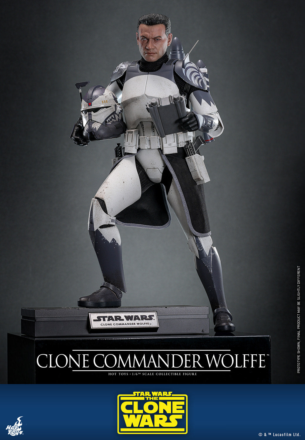 Star Wars: The Clone Wars TMS141 Clone Commander Wolffe 1/6th Scale Collectible Figure