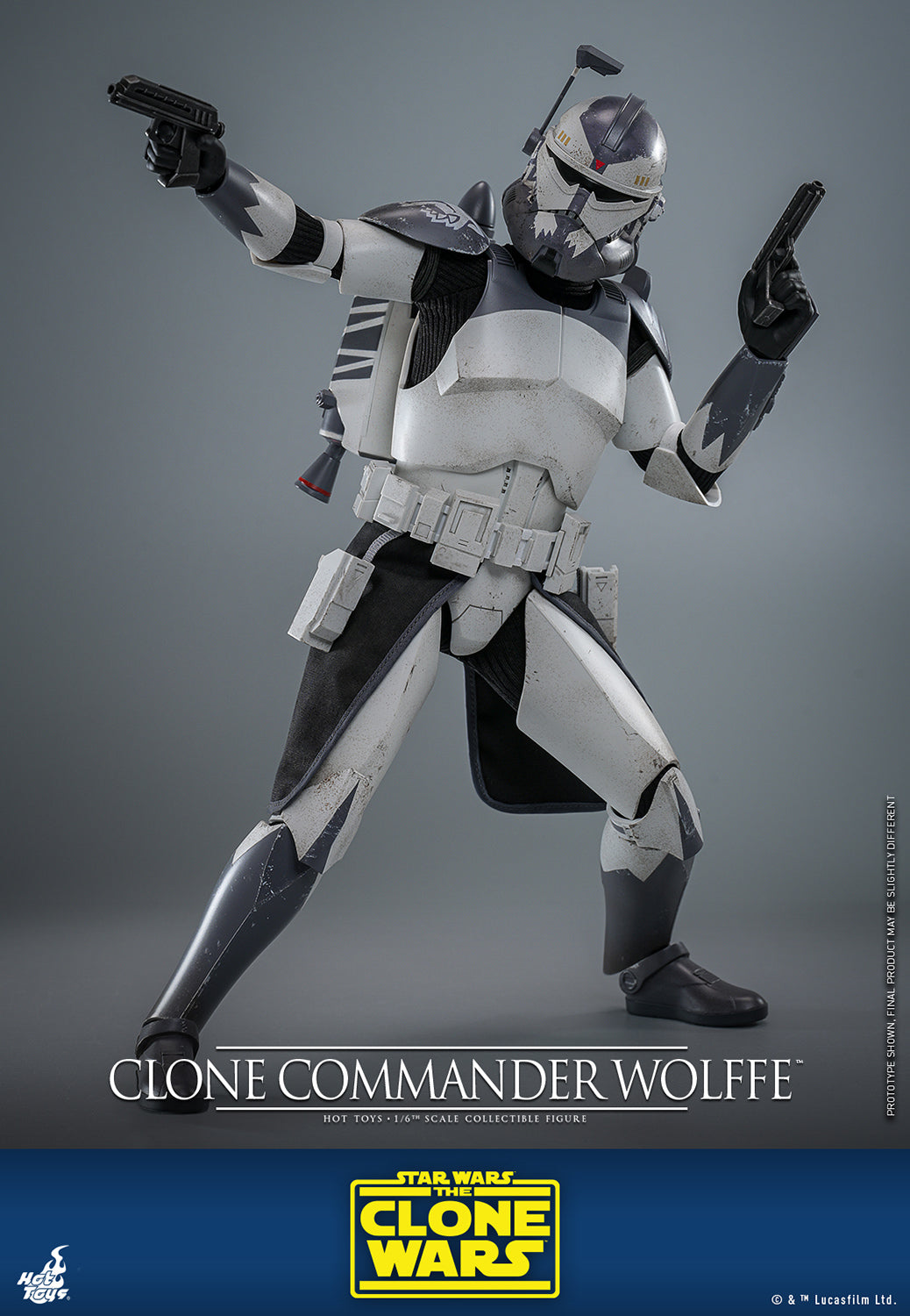 Star Wars: The Clone Wars TMS141 Clone Commander Wolffe 1/6th Scale Collectible Figure