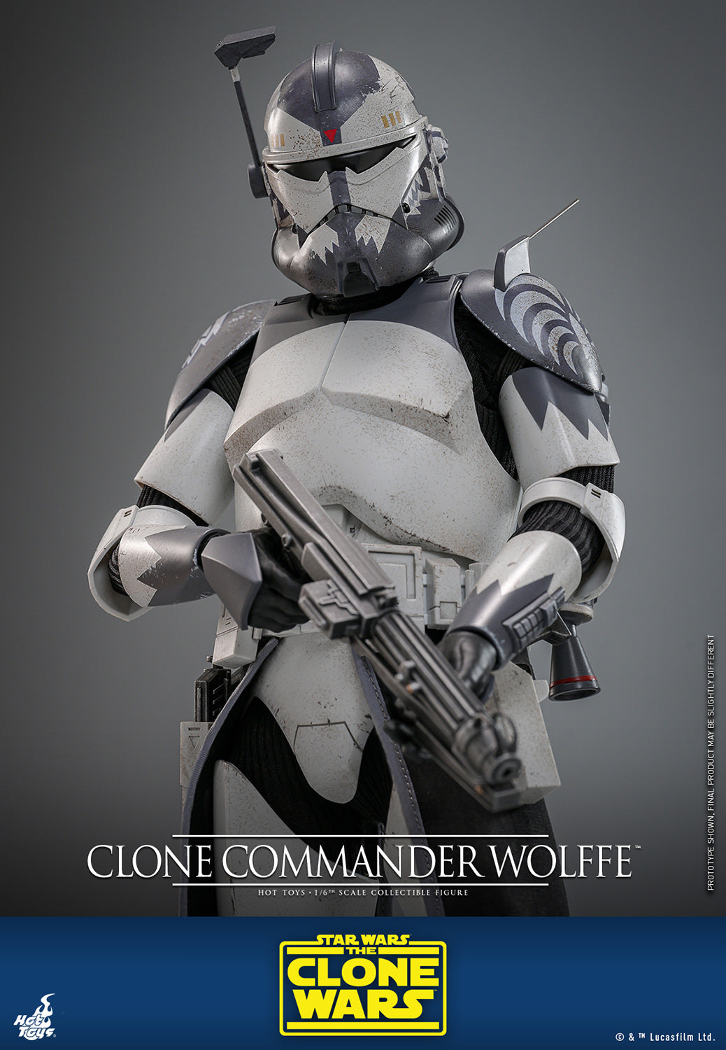 Star Wars: The Clone Wars TMS141 Clone Commander Wolffe 1/6th Scale Collectible Figure