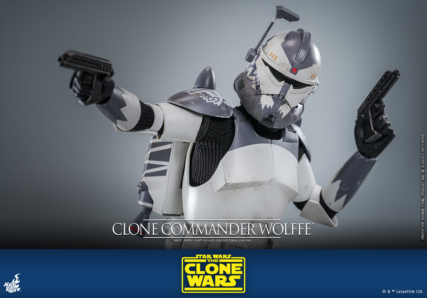 Star Wars: The Clone Wars TMS141 Clone Commander Wolffe 1/6th Scale Collectible Figure