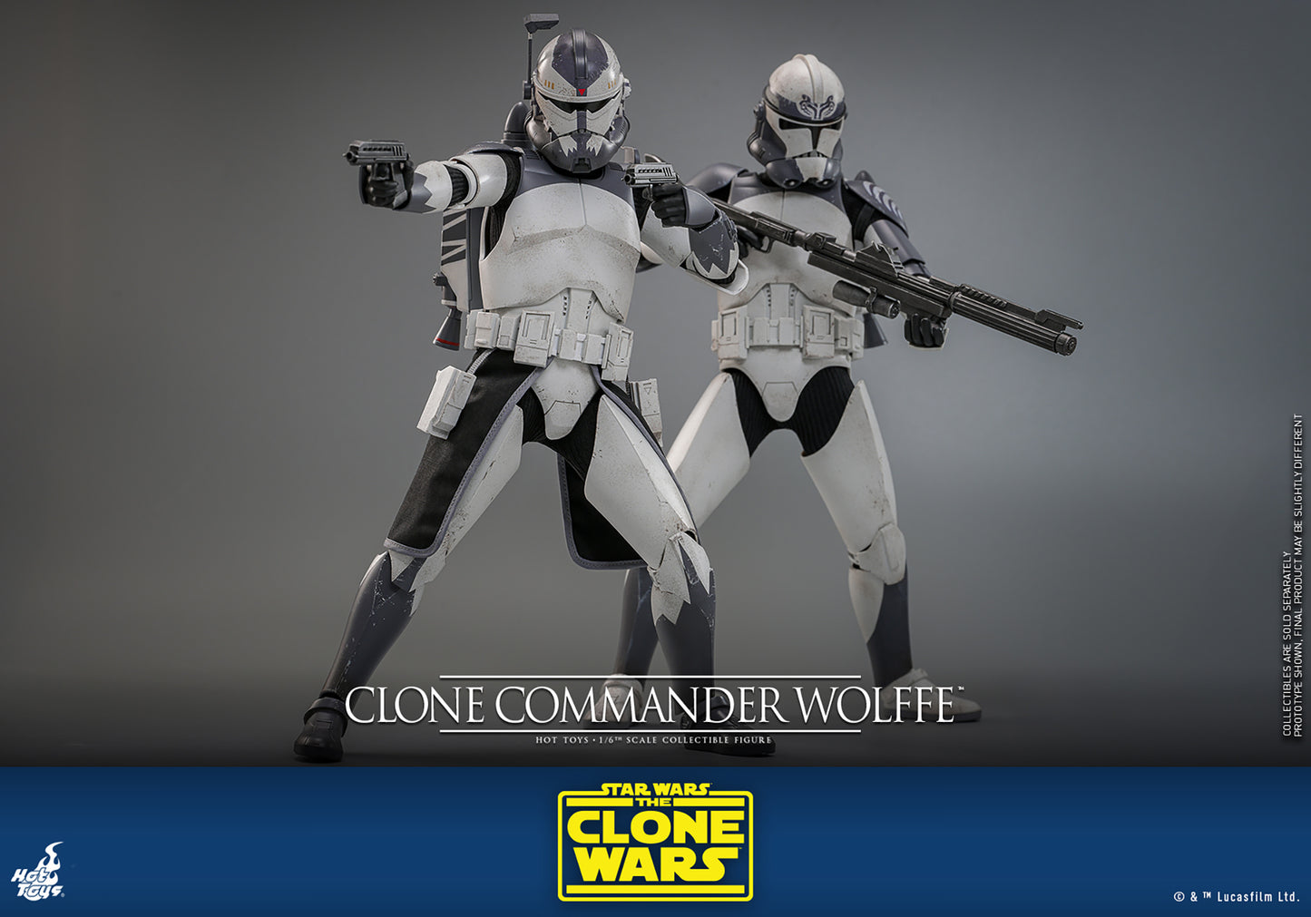 Star Wars: The Clone Wars TMS141 Clone Commander Wolffe 1/6th Scale Collectible Figure