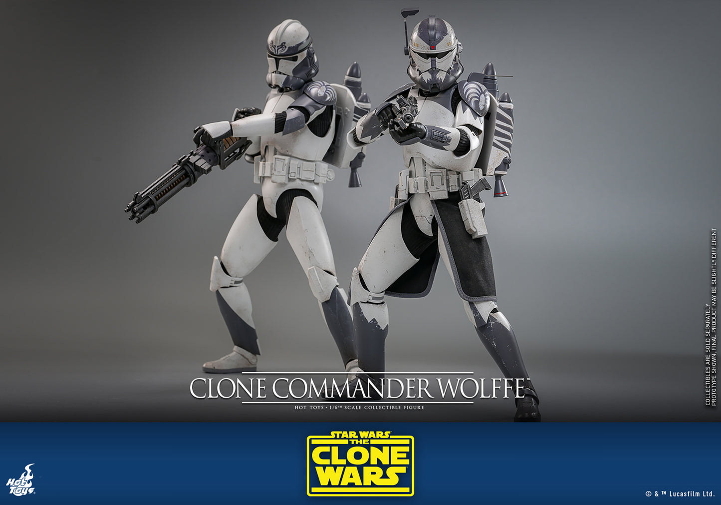 Star Wars: The Clone Wars TMS141 Clone Commander Wolffe 1/6th Scale Collectible Figure