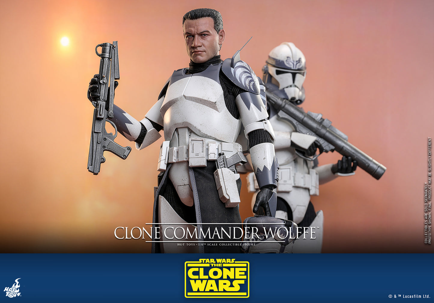 Star Wars: The Clone Wars TMS141 Clone Commander Wolffe 1/6th Scale Collectible Figure