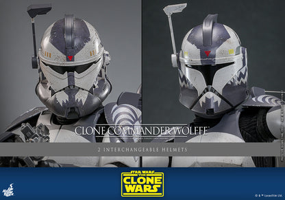 Star Wars: The Clone Wars TMS141 Clone Commander Wolffe 1/6th Scale Collectible Figure