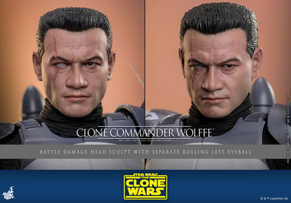 Star Wars: The Clone Wars TMS141 Clone Commander Wolffe 1/6th Scale Collectible Figure