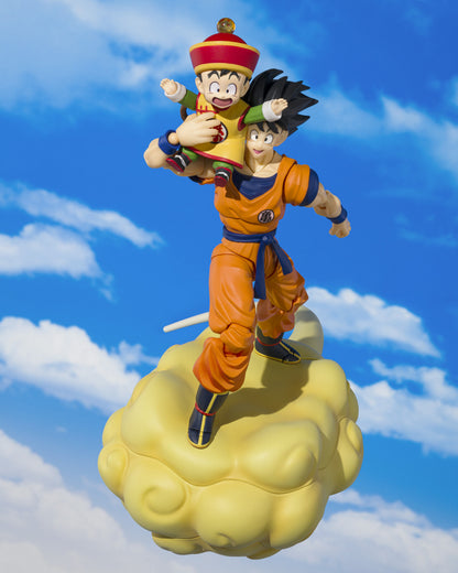 Dragon Ball S.H.Figuarts Son Goku & Son Gohan -childhood- and Kintoun Flying Nimbus (Japan Version) w/shipper box