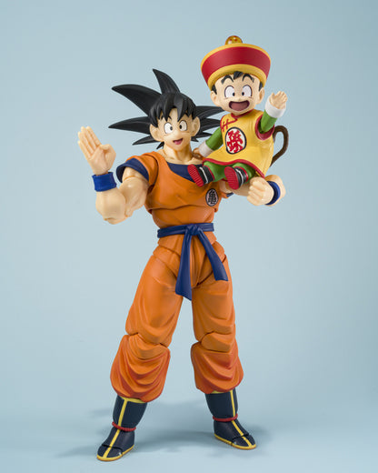 Dragon Ball S.H.Figuarts Son Goku & Son Gohan -childhood- and Kintoun Flying Nimbus (Japan Version) w/shipper box