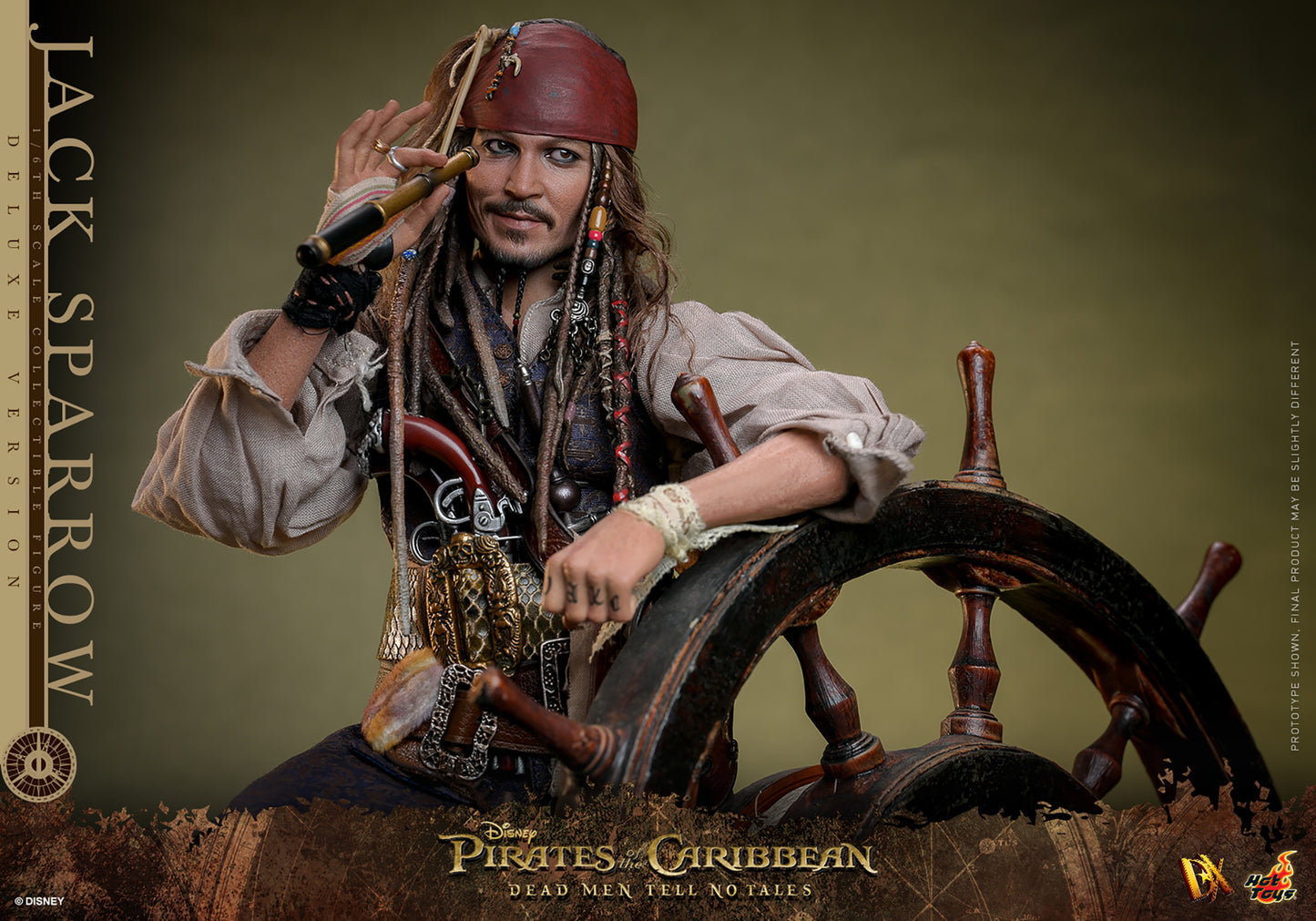 Pirates of the Caribbean: Dead Men Tell No Tales DX38 Captain Jack Sparrow (Deluxe Ver.) 1/6th Scale Collectible Figure