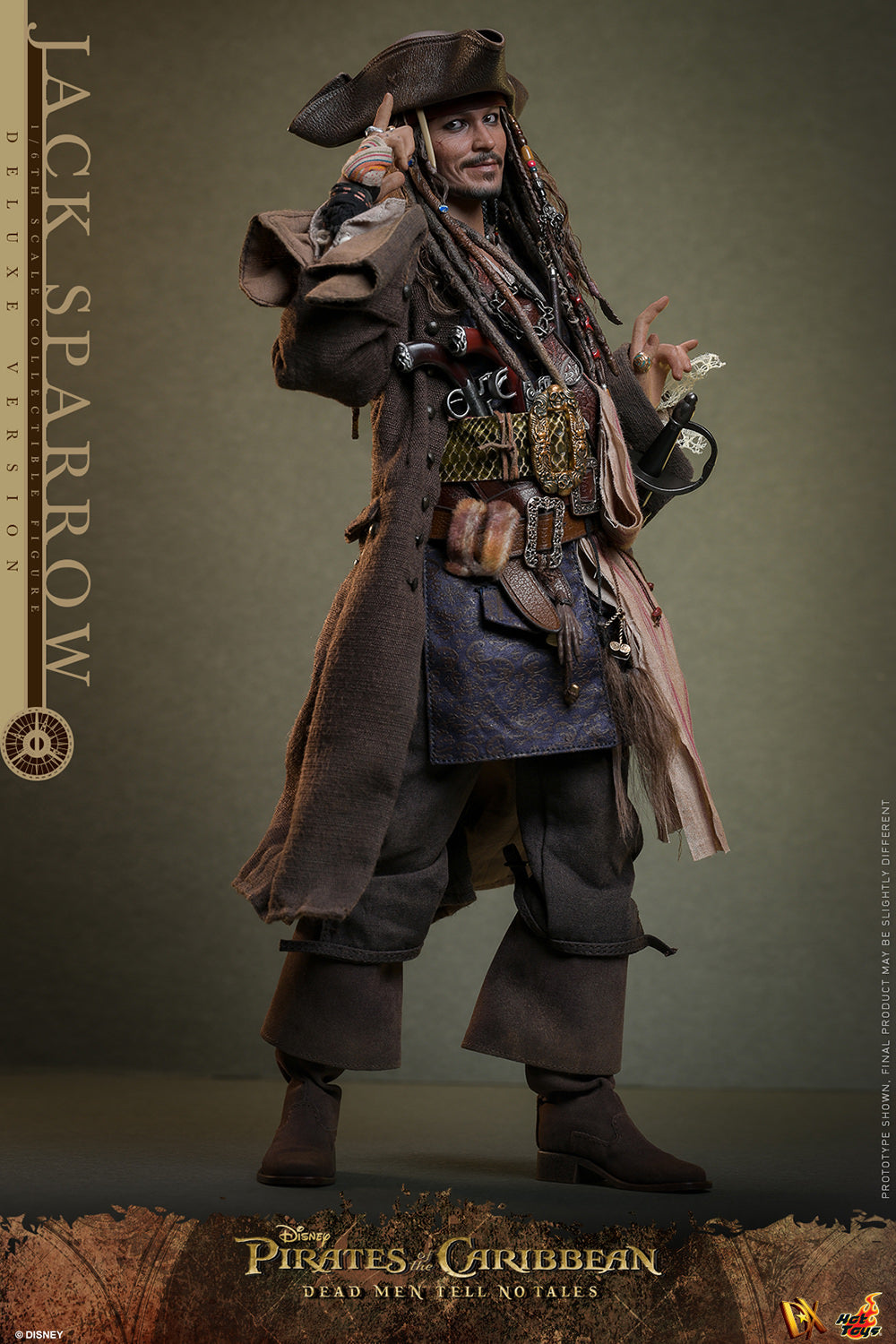 Pirates of the Caribbean: Dead Men Tell No Tales DX38 Captain Jack Sparrow (Deluxe Ver.) 1/6th Scale Collectible Figure