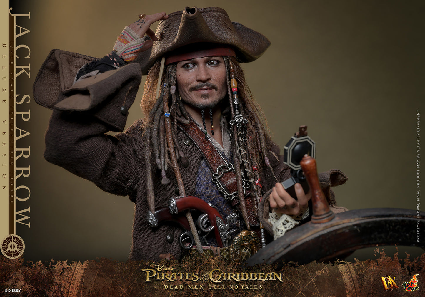 Pirates of the Caribbean: Dead Men Tell No Tales DX38 Captain Jack Sparrow (Deluxe Ver.) 1/6th Scale Collectible Figure