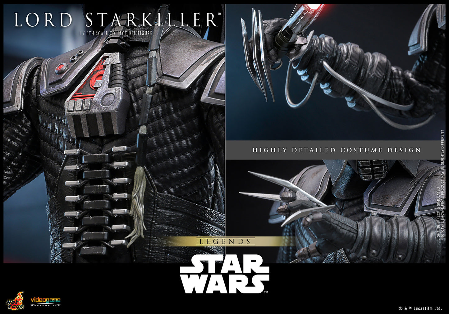 Star Wars: The Force Unleashed VGM63 Lord Starkiller 1/6th Scale Collectible Figure