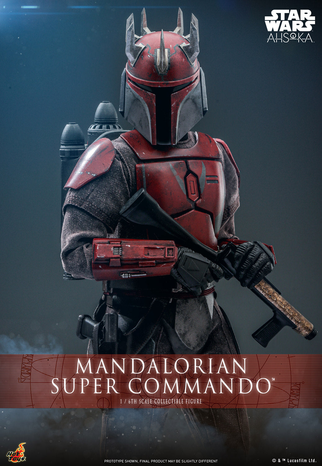 Star Wars: Ahsoka TMS127 Mandalorian Super Commando 1/6th Scale Collectible Figure