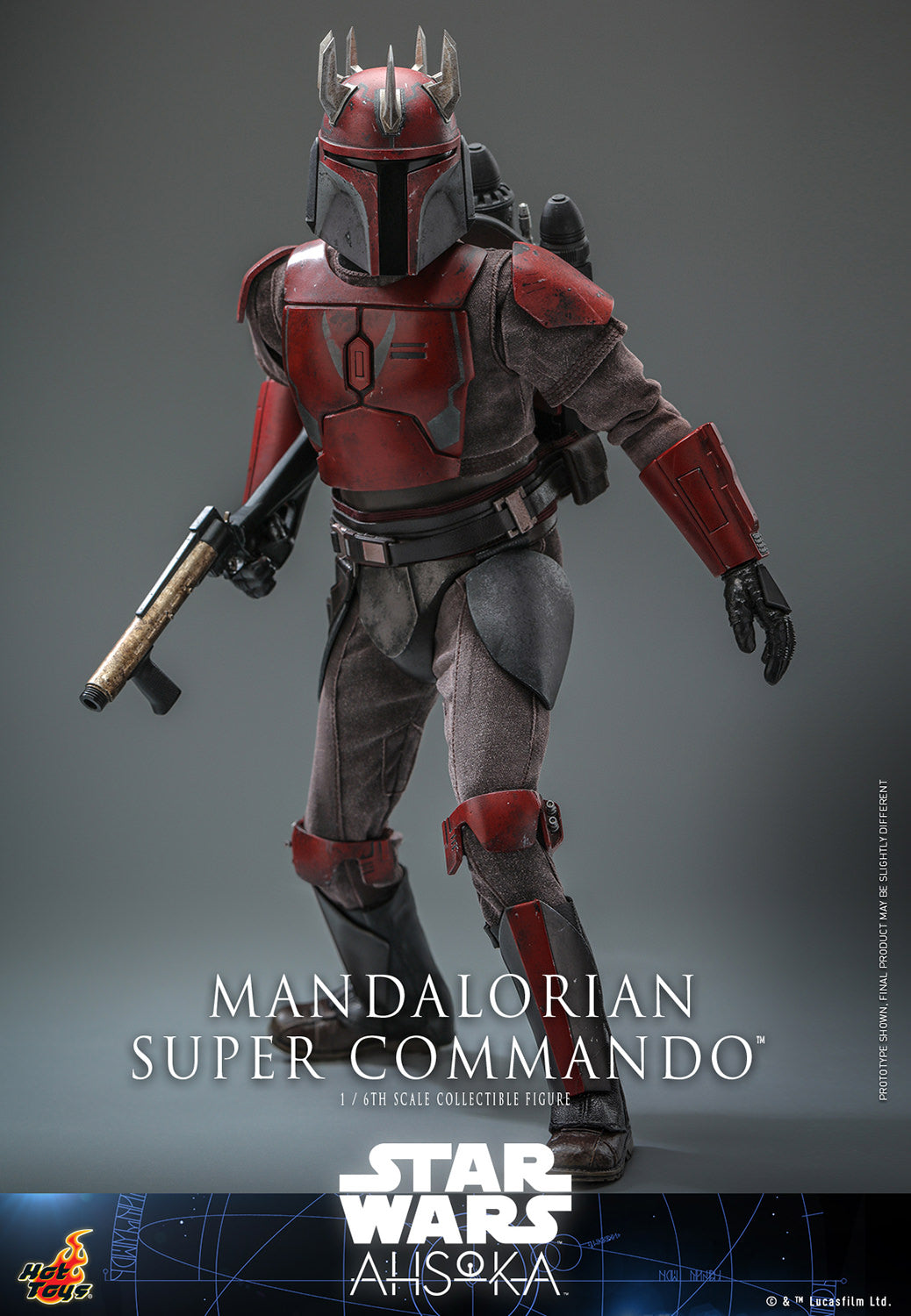 Star Wars: Ahsoka TMS127 Mandalorian Super Commando 1/6th Scale Collectible Figure
