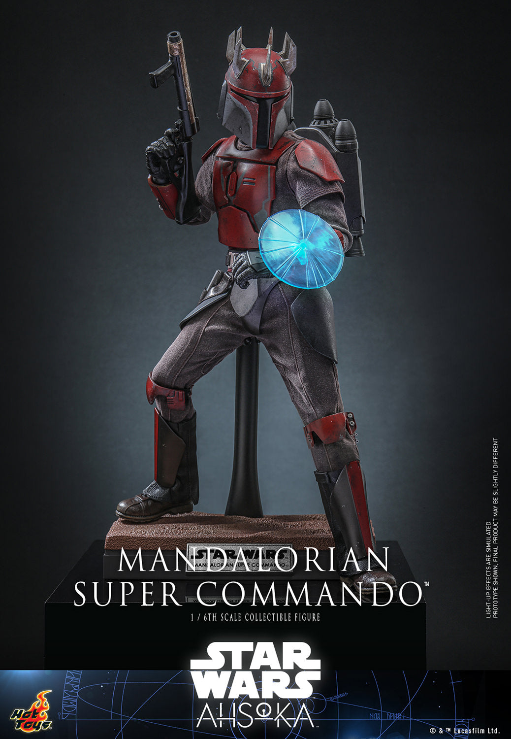 Star Wars: Ahsoka TMS127 Mandalorian Super Commando 1/6th Scale Collectible Figure