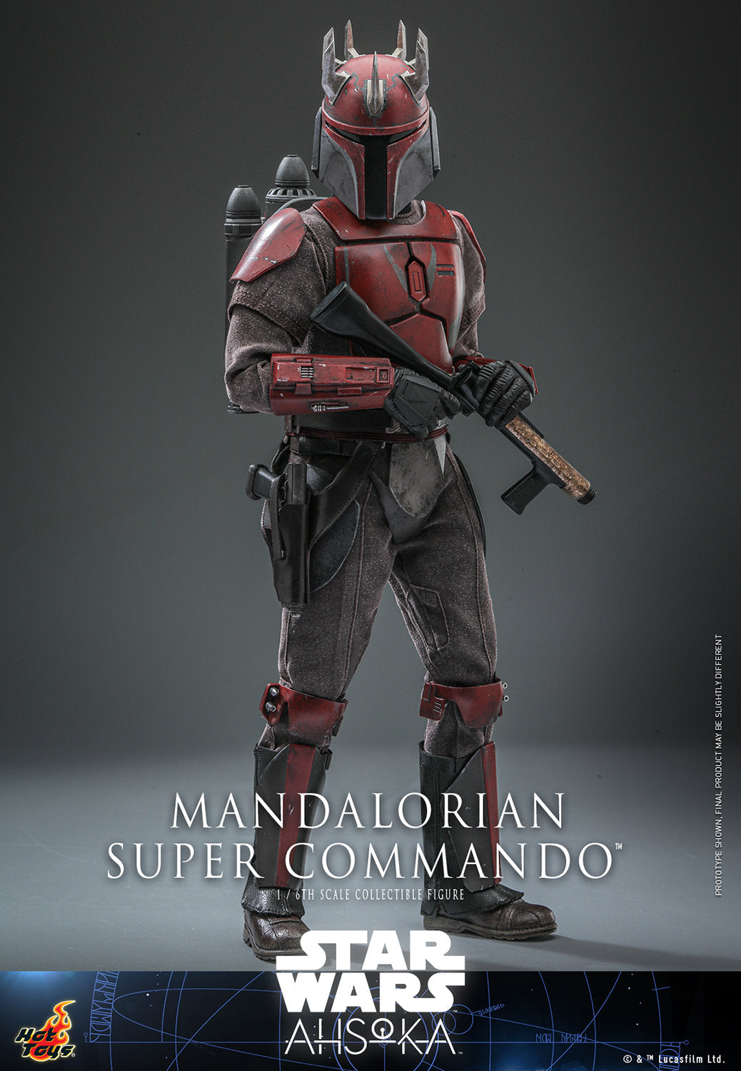 Star Wars: Ahsoka TMS127 Mandalorian Super Commando 1/6th Scale Collectible Figure