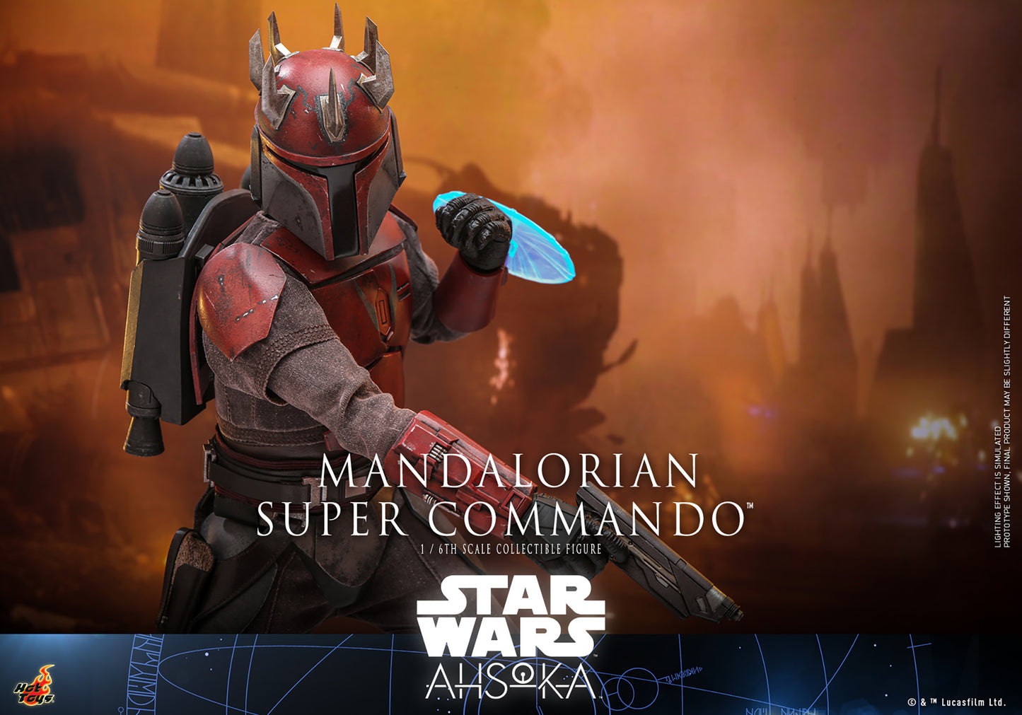 Star Wars: Ahsoka TMS127 Mandalorian Super Commando 1/6th Scale Collectible Figure
