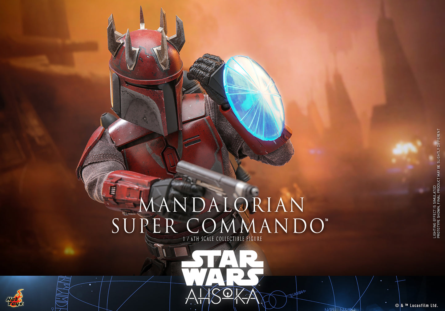 Star Wars: Ahsoka TMS127 Mandalorian Super Commando 1/6th Scale Collectible Figure