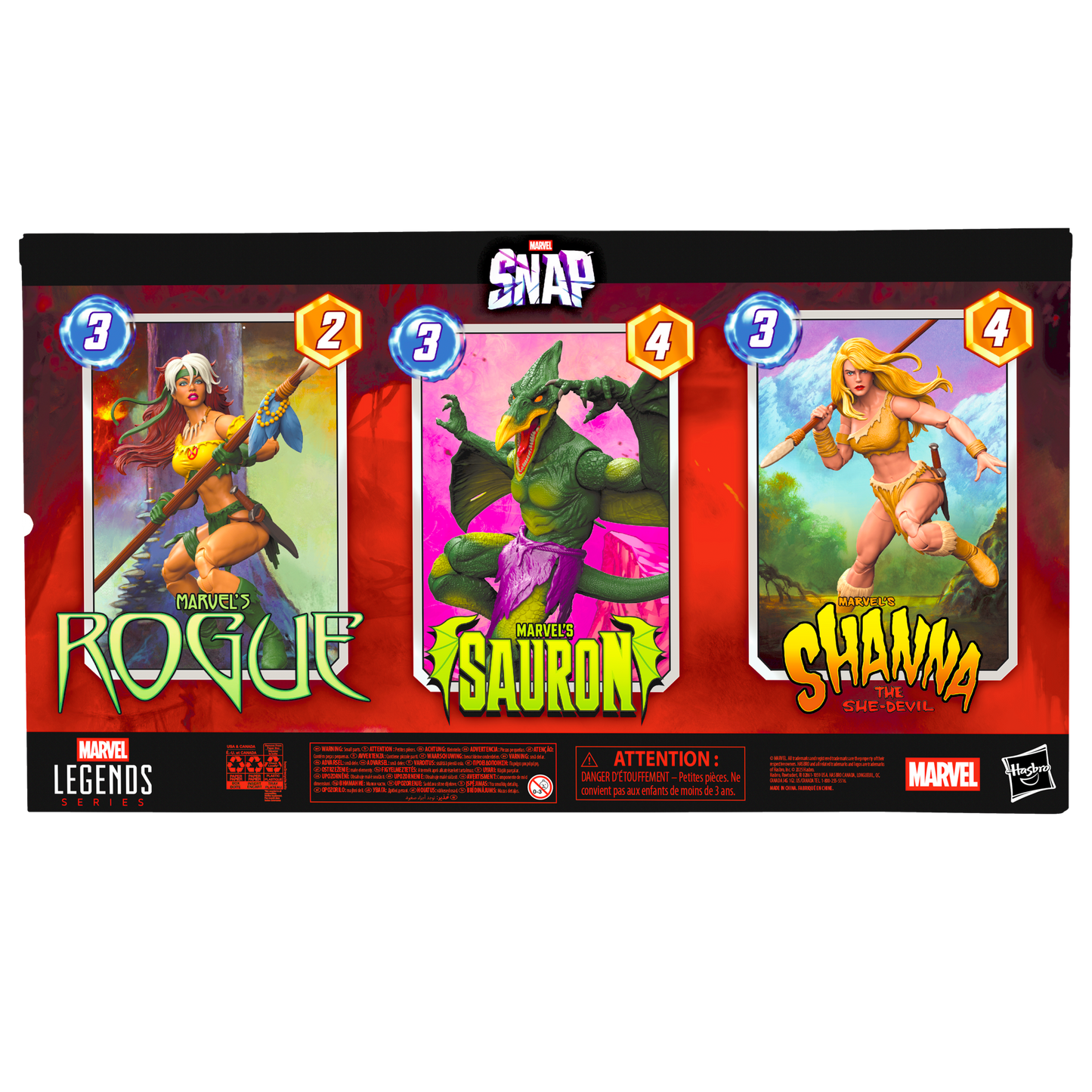 Marvel's Legends Series Gameverse Savage Land 3-pack - SDCC 2025 Exclusive
