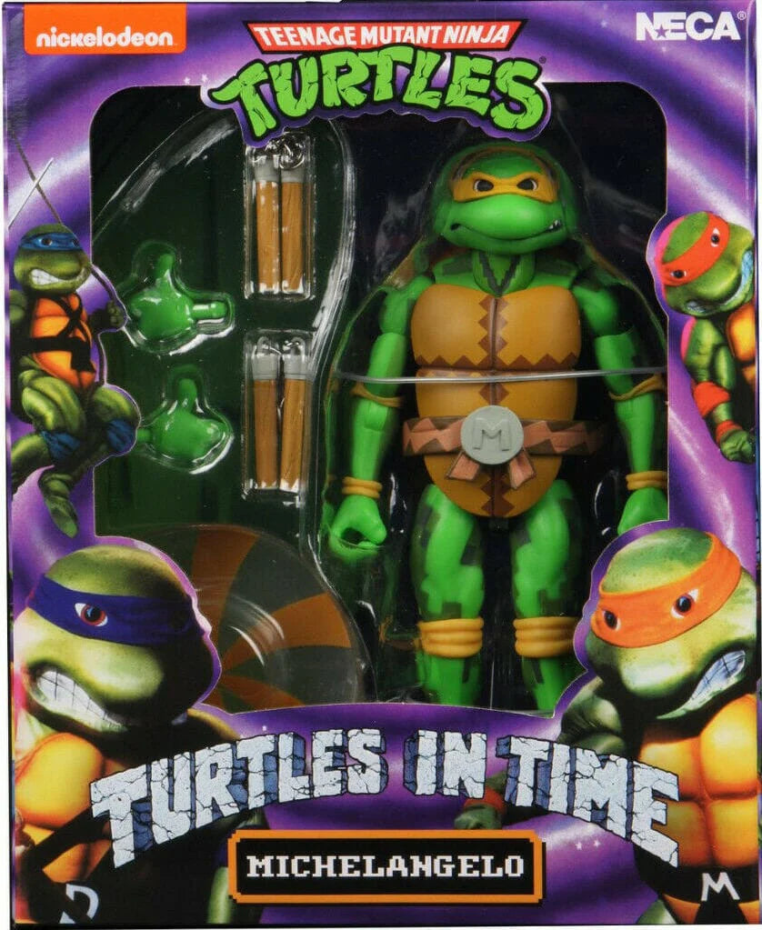NECA Teenage Mutant Ninja Turtles: Turtles in Time Michelangelo Action Figure