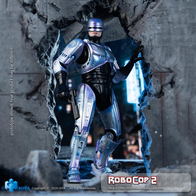 PRE-ORDER - HIYA RoboCop 2 Exquisite Super Series RoboCop 1/12 Scale Action Figure