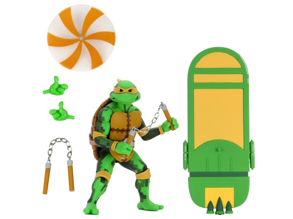 NECA Teenage Mutant Ninja Turtles: Turtles in Time Michelangelo Action Figure