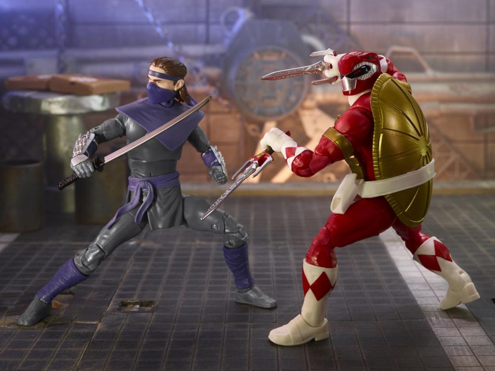 Power Rangers X Teenage Mutant Ninja Turtles Lightning Collection Morphed Raphael & Foot Soldier Tommy