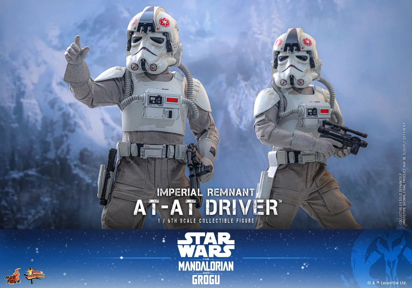 Pre-Order: Star Wars: The Mandalorian & Grogu MMS845 Imperial Remnant AT-AT Driver 1/6th Scale Collectible Figure