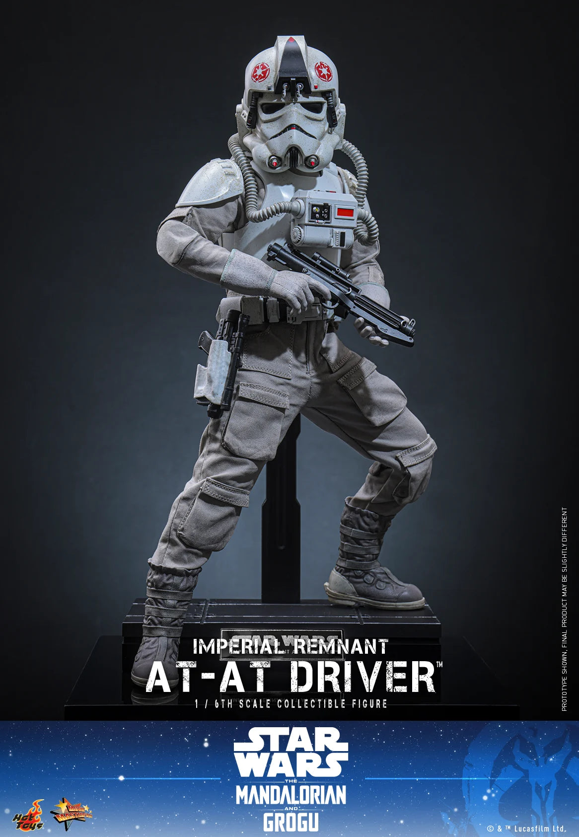 Pre-Order: Star Wars: The Mandalorian & Grogu MMS845 Imperial Remnant AT-AT Driver 1/6th Scale Collectible Figure