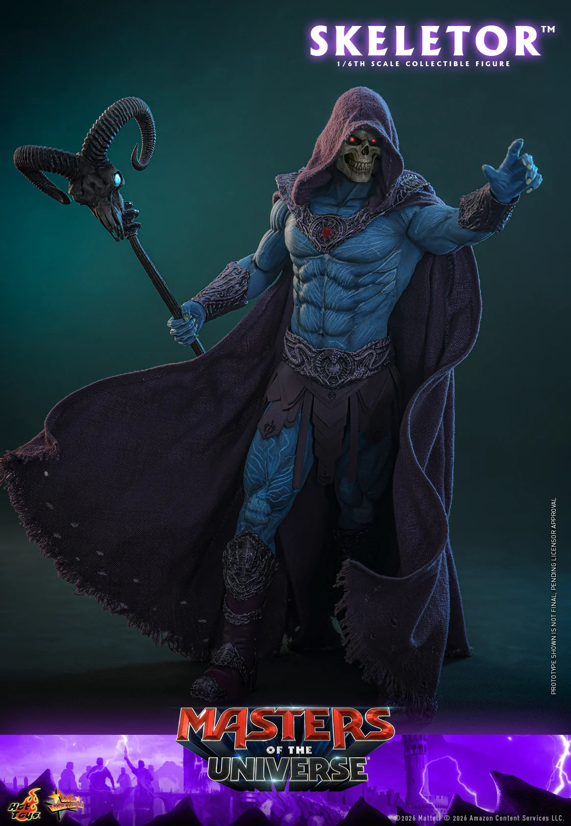 Pre-Order: Masters of the Universe (2026) MMS889 Skeletor 1/6th Scale Collectible Figure